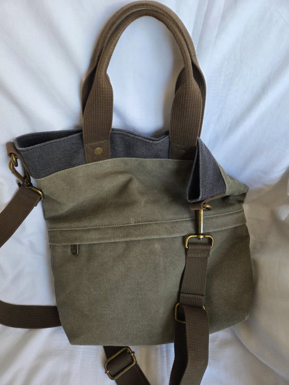 FEED Projects Work Bag Crossbody Tote. - Picture 7 of 8